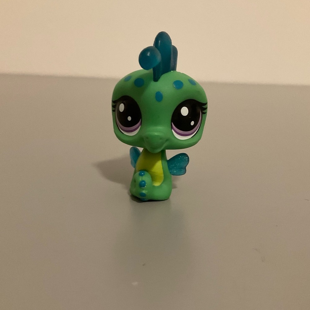Lps #170 Seahorse Green Glitter Pet Shop